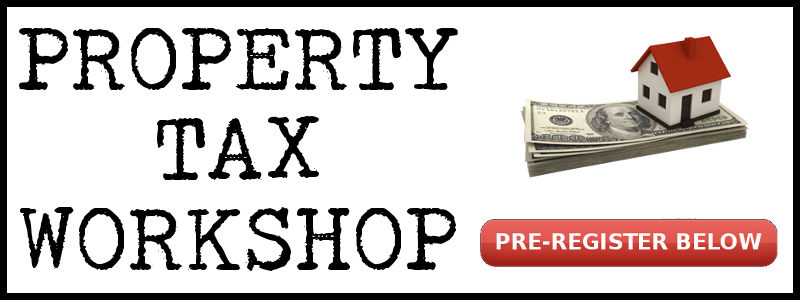 Pre-register below for the Property Tax Workshop